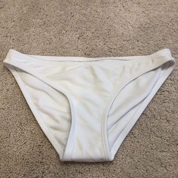 Xhilaration Other - Women's Xhilaration Bikini Bottom Mid Waist Cheeky Bathing Suit Bottoms White